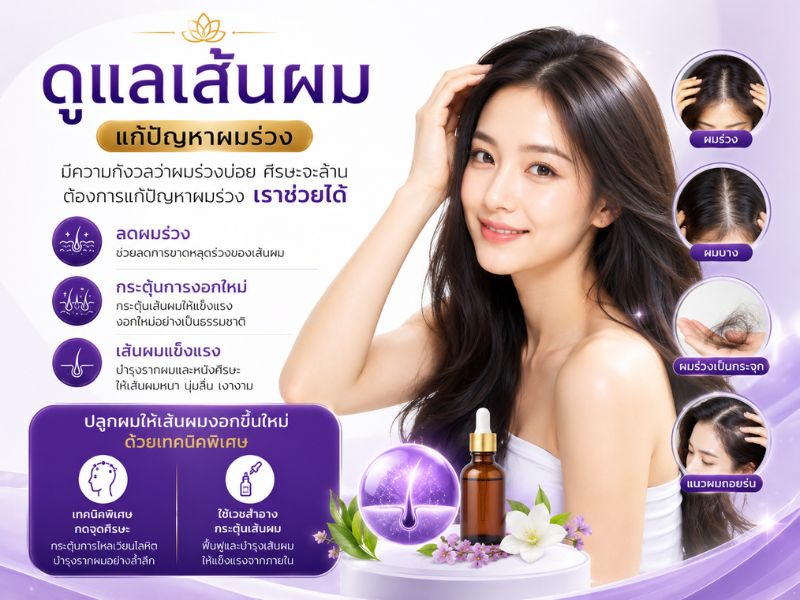 คลินิกดูแลเส้นผม